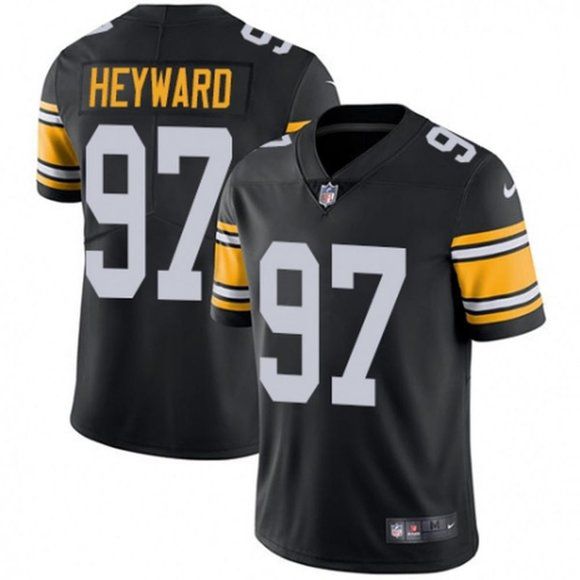 Men Pittsburgh Steelers #97 Cameron Heyward Nike Black Limited NFL Jersey->pittsburgh steelers->NFL Jersey